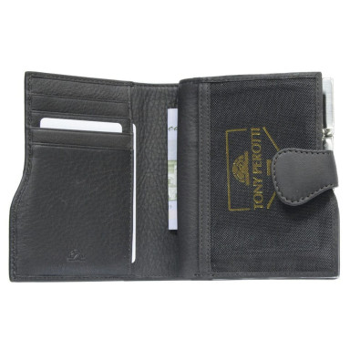 Leather wallet Contatto 2656 moro brown