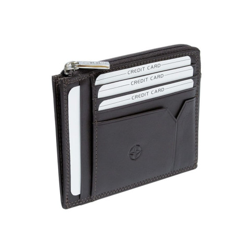 Кредитниця шкіряна Cortina 5049 коричневий