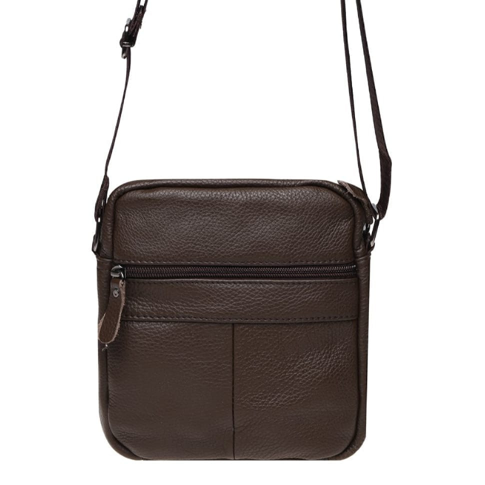 Чоловіча шкіряна сумка через плече Borsa Leather K11027-brown