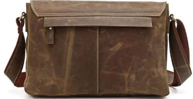 Сумка мужская Vintage 14118 винтажная кожа Коричневая