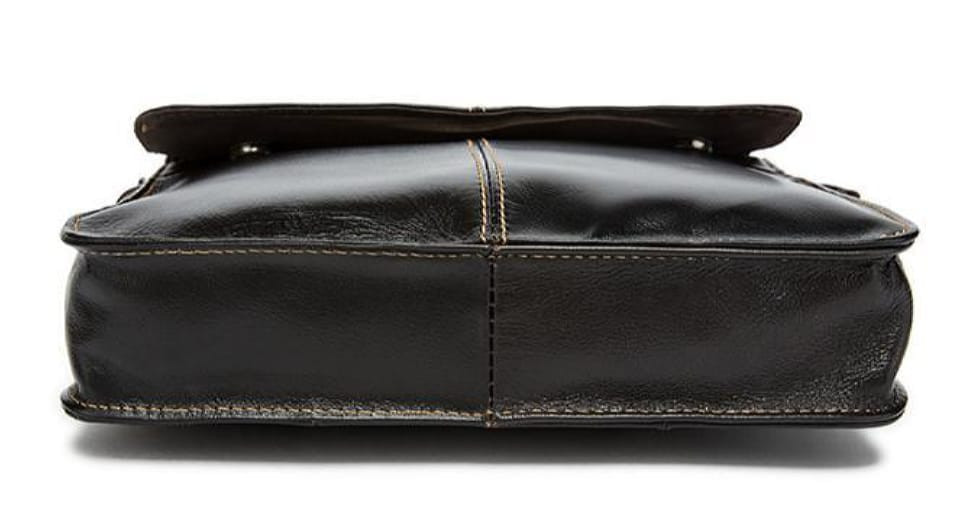 Мужская сумка через плечо из натуральной кожи гладкая Bexhill Bx8821C