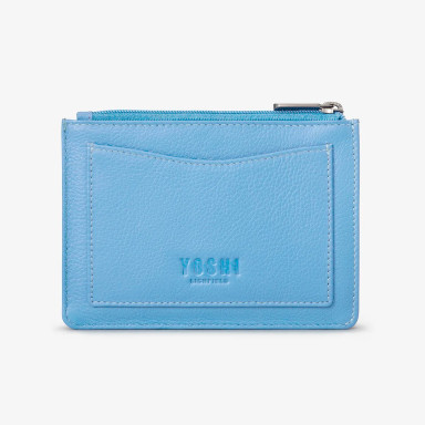 Жіночий шкіряний гаманець Yoshi Y1321 Bee Happy (Blue)