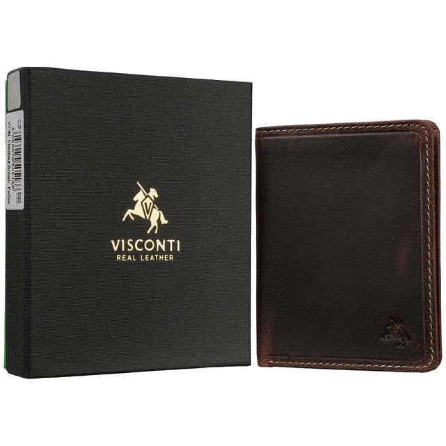 Гаманець чоловічий Visconti VT94 Fabio (Chestnut Brown)