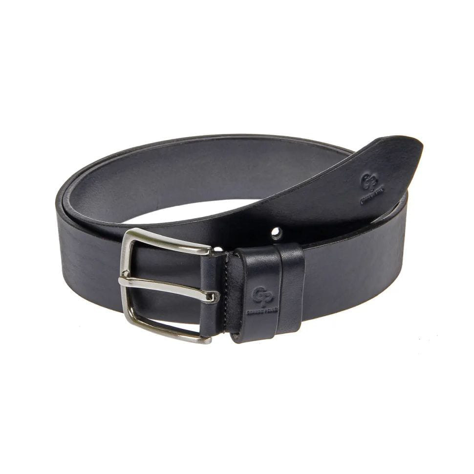 Шкіряний ремінь Clasico GP Grande Pelle 40 мм Італія унісекс синій