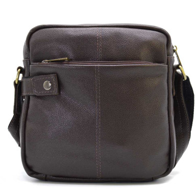 Men's leather messenger bag, brown "Flotar" FC-6012-3md TARWA