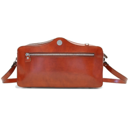 Pratesi RCF444 - Photocamera Radica Shoulder Bag в шкіряній kožeній Radica Coffee