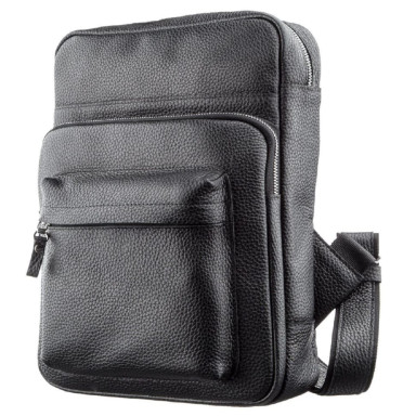 Backpack Shvigel 11185 genuine leather Black