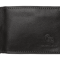 Кожаный зажим для денег мужской Onda 105610, черный