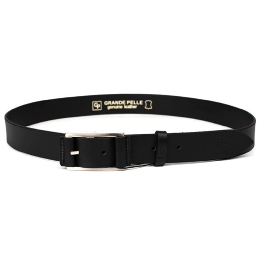 Шкіряний ремінь чорний 35мм Grande Pelle 310203142