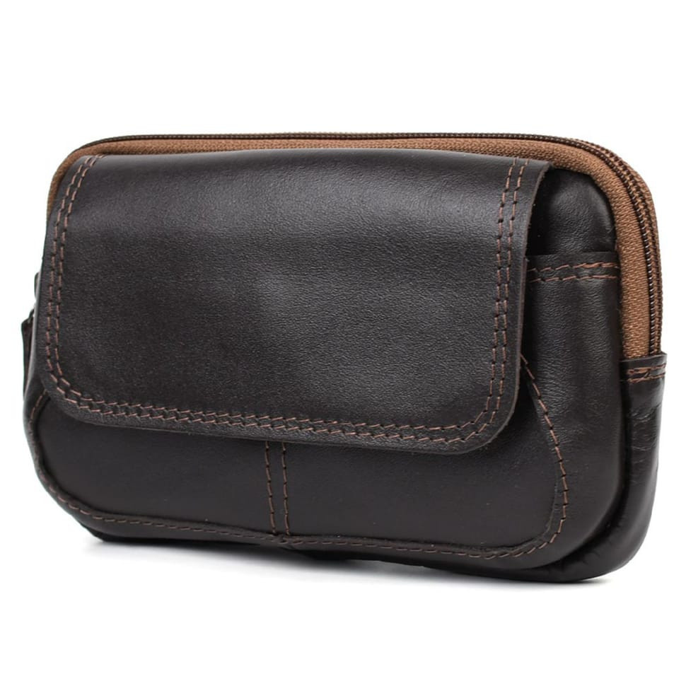 Belt case TARWA GC-1366-3md for smartphone, made of Nappa leather