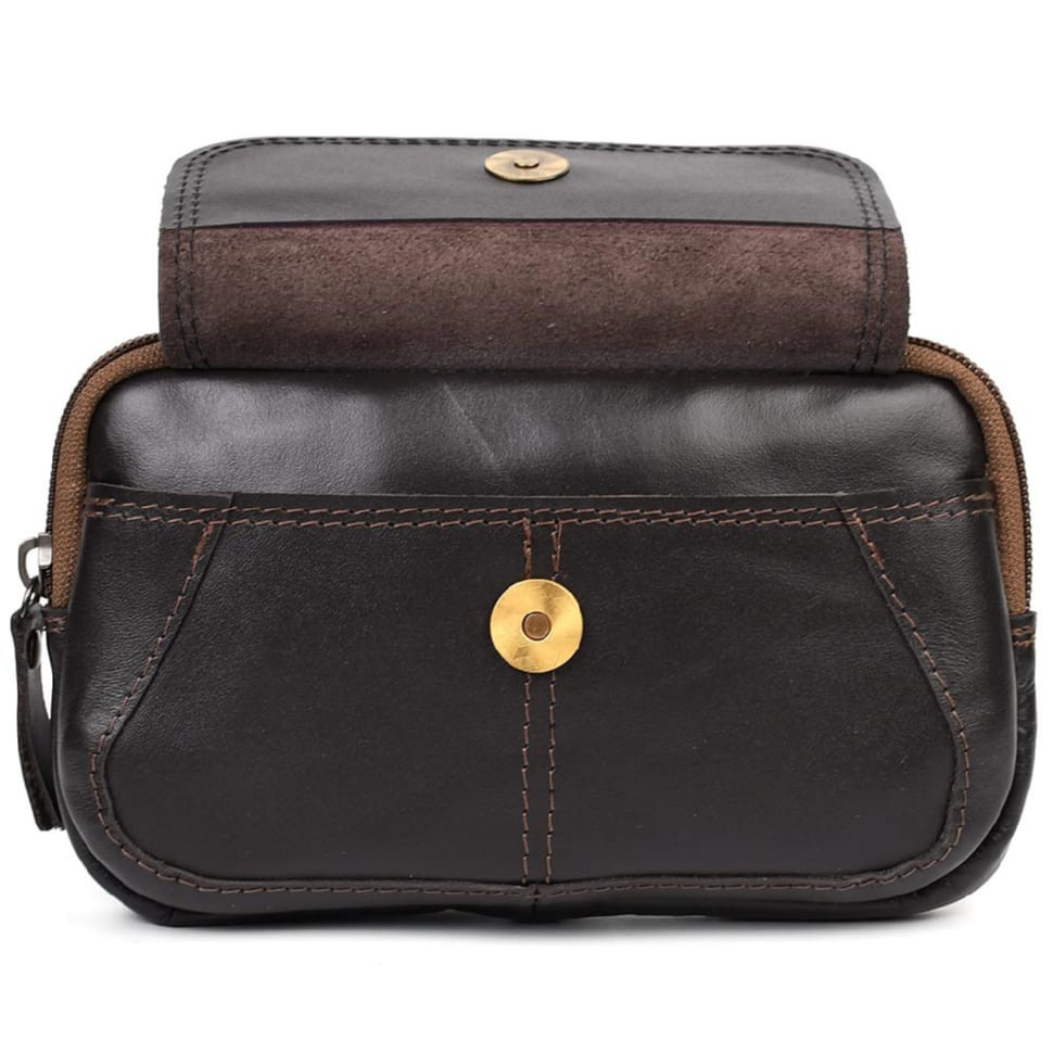 Belt case TARWA GC-1366-3md for smartphone, made of Nappa leather