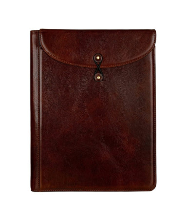 Leather Portfolio for Women - The Loved One -  Brown color -  Time Resistance 5245701W 