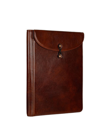 Leather Portfolio for Women - The Loved One -  Brown color -  Time Resistance 5245701W 