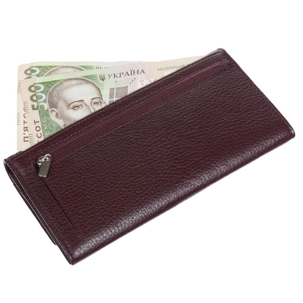 Гаманець жіночий шкіряний Desisan 150-339 бордо флотар