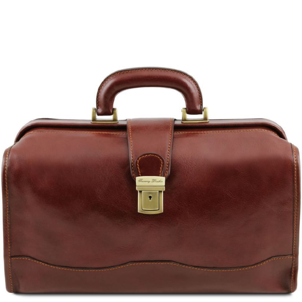 Коричневий Raffaello - Шкіряний саквояж Tuscany TL141852 