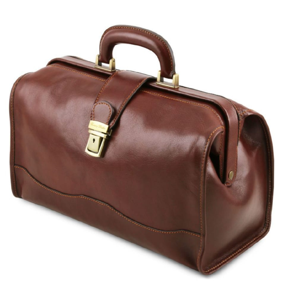 Коричневий Raffaello - Шкіряний саквояж Tuscany TL141852 