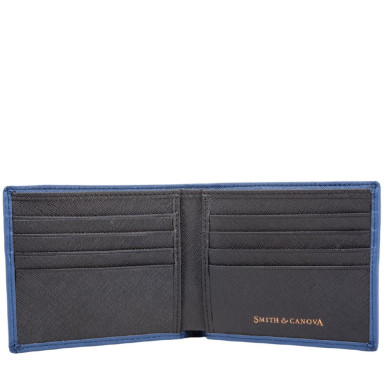 Mens wallet Smith & Canova 26826 Devere (Navy-Black)