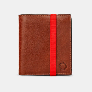 Mens wallet Yoshi Y2035E 17 8 Elastic (Brown)
