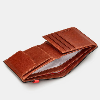 Mens wallet Yoshi Y2035E 17 8 Elastic (Brown)