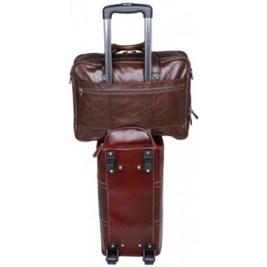Большая мужская сумка с двумя отделениями Bexhill Bx7320 coffee