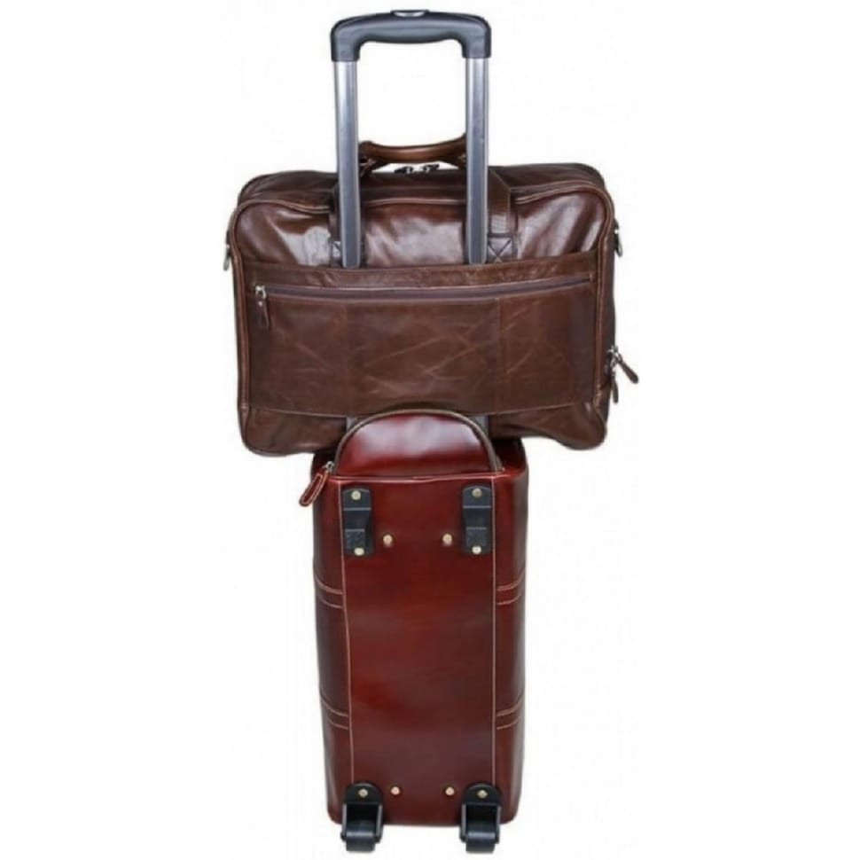 Large men's bag with two compartments Bexhill Bx7320 coffee