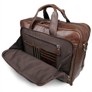 Большая мужская сумка с двумя отделениями Bexhill Bx7320 coffee
