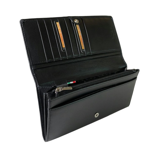 Шкіряне портмоне New Rainbow 3435 nero чорний