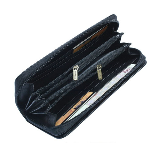 Шкіряне портмоне Italico 1192 nero чорний