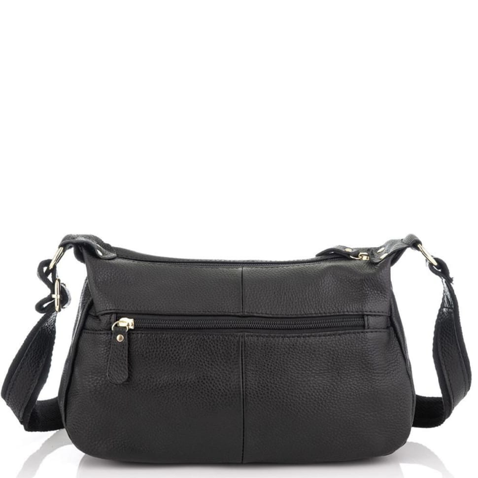 Жіноча шкіряна сумка чорна Riche NM20-W0326A