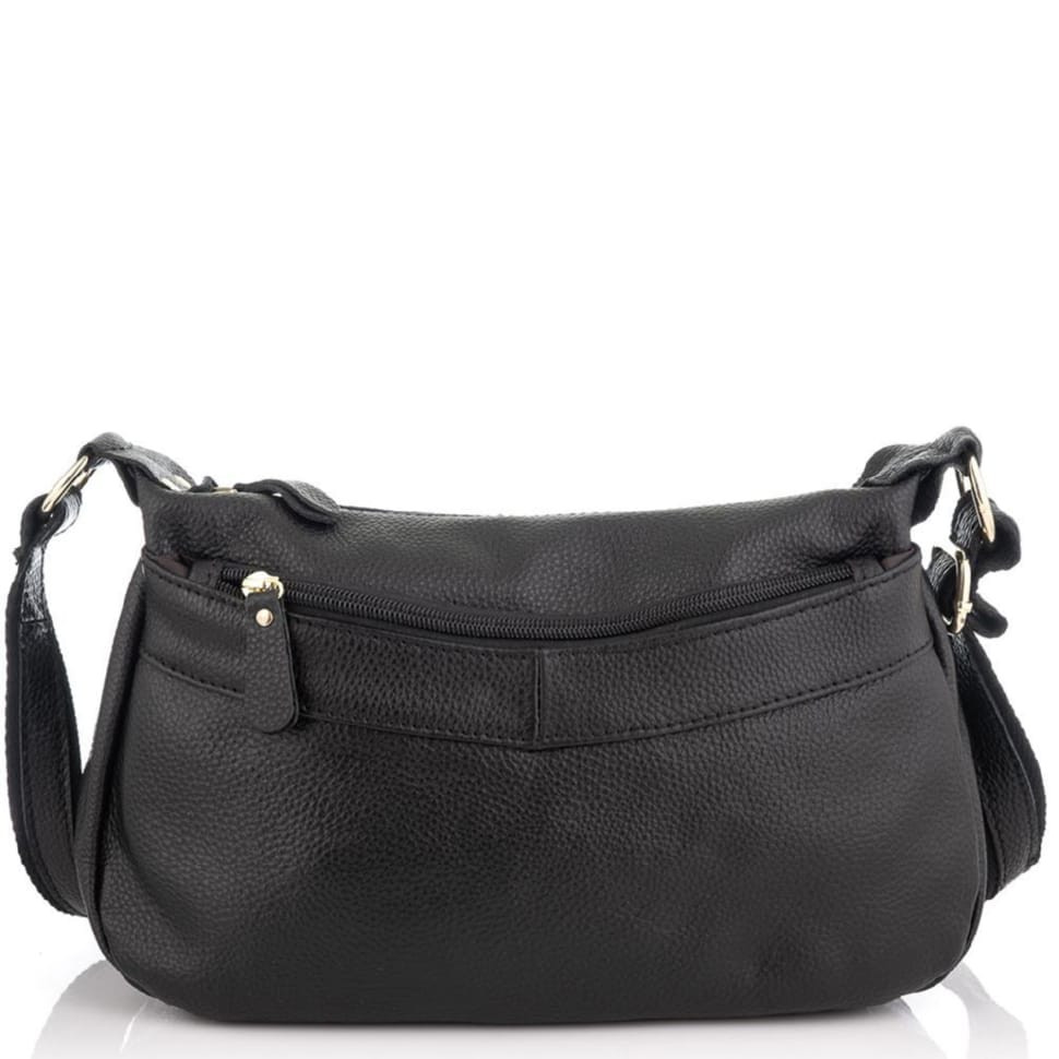 Жіноча шкіряна сумка чорна Riche NM20-W0326A