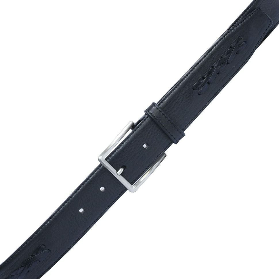 Шкіряний ремень 0820 nero чорний TONY PEROTTI