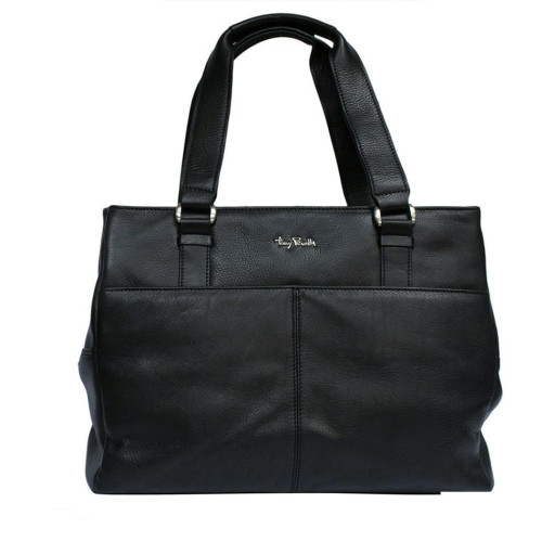 Сумка шкіряна Contatto 9716 чорний