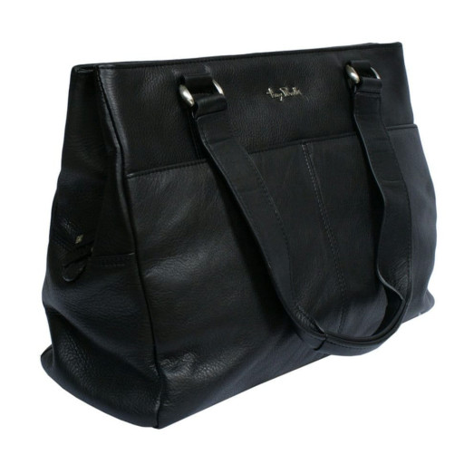 Сумка шкіряна Contatto 9716 чорний