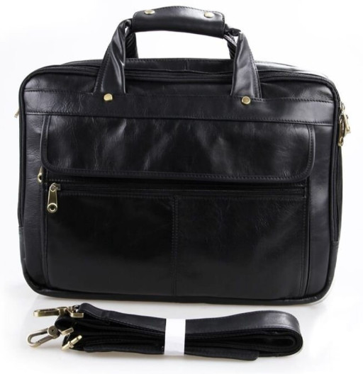 Сумка чоловіча Vintage 14242 для ноутбука 15.6 Чорна