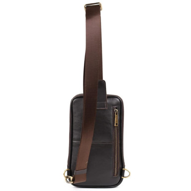 Mens business sling bag, business style TARWA GC-1536-4lx brown