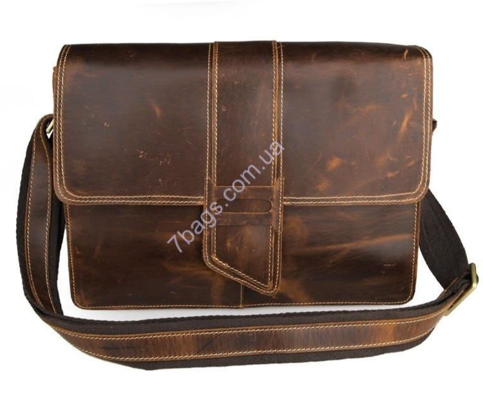 Практичний чоловічий месенджер зі шкіри John McDee