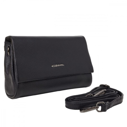 Сумка жіноча шкіряна GIORGIO FERRETTI GF2019167-1 чорна