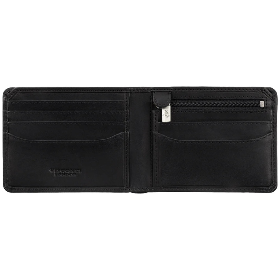 Гаманець чоловічий Visconti VT94 Rocco (Matte Black)