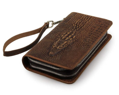 Men's clutch bag 8070R-1 made of genuine leather John McDee