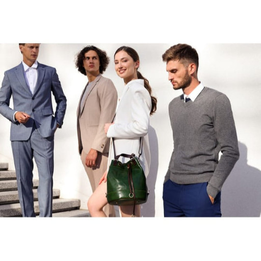 Шкіряна сумка-відро - Light In August - Зелений колір - Time Resistance 5231501