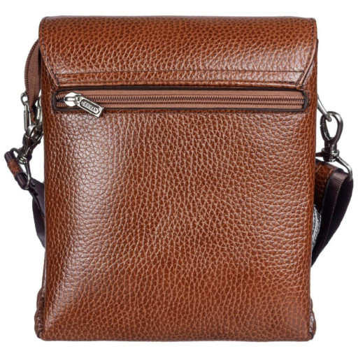 Барсетка м'яка шкіряна Desisan 1321-015 рудий флотар