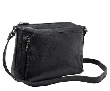 Virginia Conti Italy leather bag for women - Art03323black