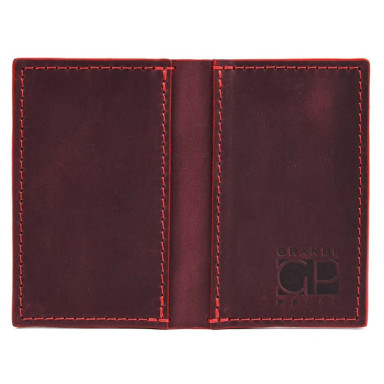 Кард-кейс Grande Pelle CardCase Cartolina 303161 бордо