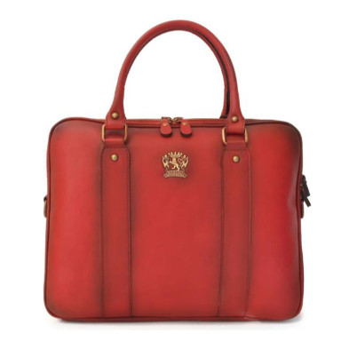 Pratesi BCL230 - Briefcase Magliano in cow leather Bruce Cherry