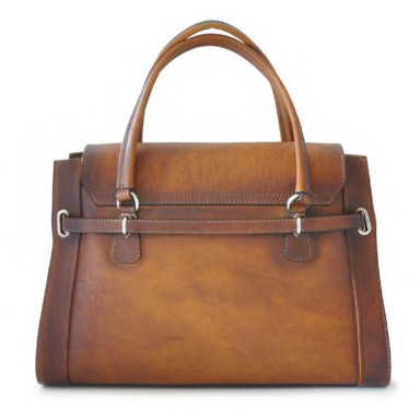 Pratesi BVI305 - Handbag Baratti in cowhide leather Bruce Violet