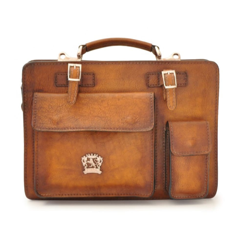 Pratesi BMA466/34 - Business Bag Milano Medium в шкіряній шкірі Bruce Brown
