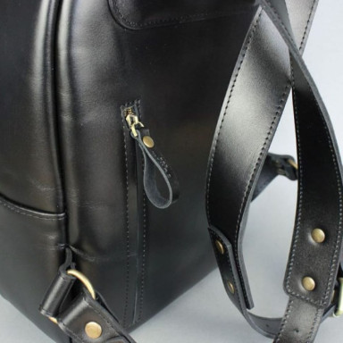 Groove M Leather Backpack black