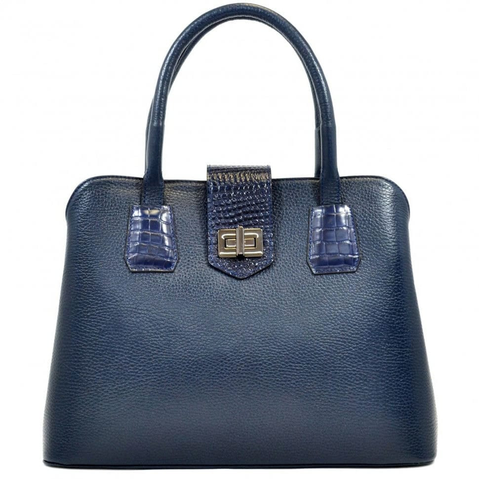 Сумка жіноча шкіряна Desisan 571-315 синій флотар