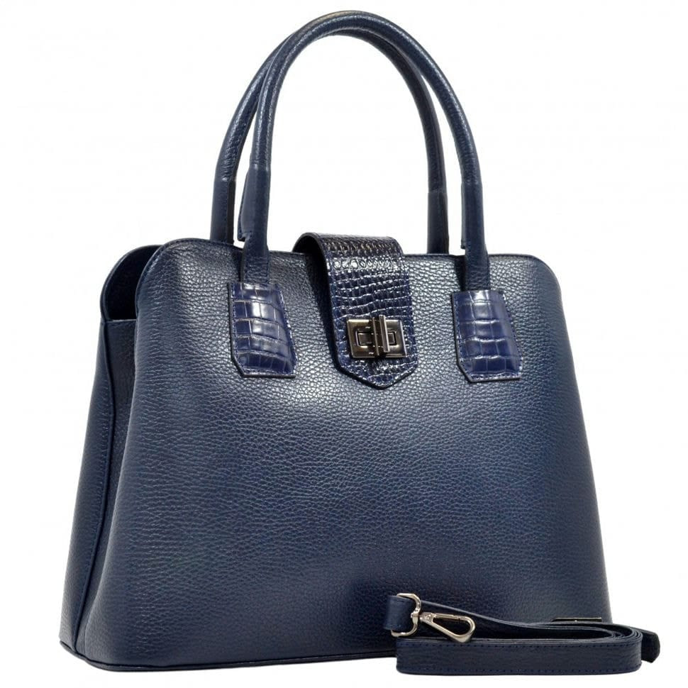 Сумка жіноча шкіряна Desisan 571-315 синій флотар
