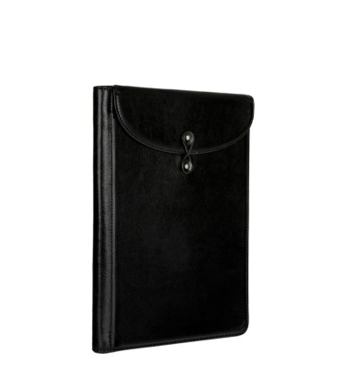 Leather Portfolio for Women - The Loved One -  Black color -  Time Resistance 5245801W